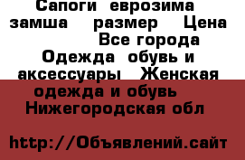 Сапоги, еврозима, замша, 39размер  › Цена ­ 2 000 - Все города Одежда, обувь и аксессуары » Женская одежда и обувь   . Нижегородская обл.